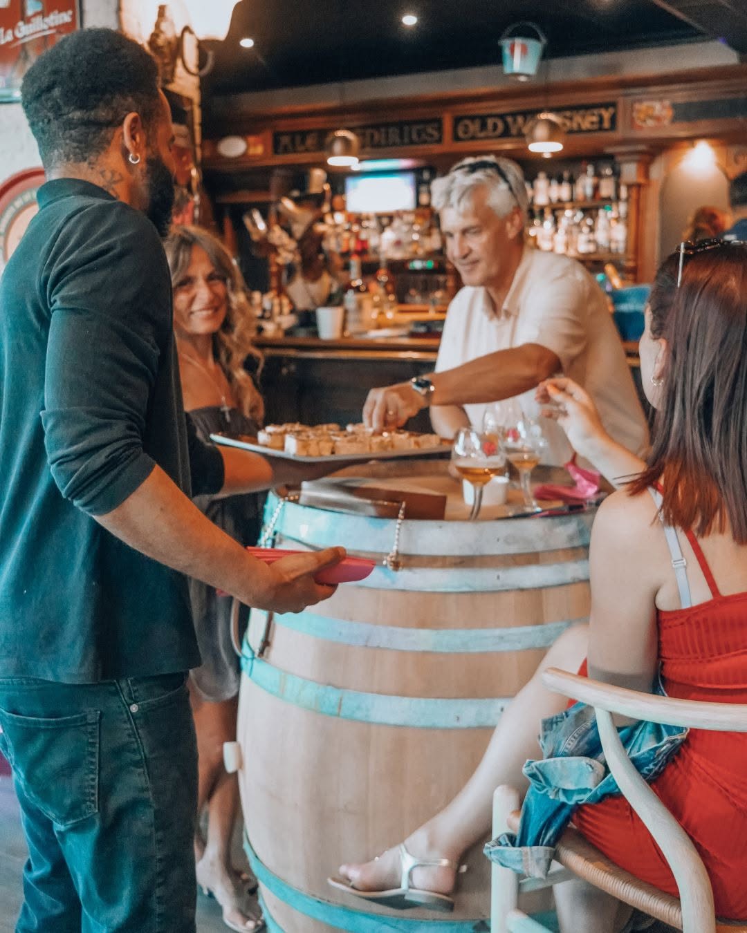 Service de planches apéro au comptoir